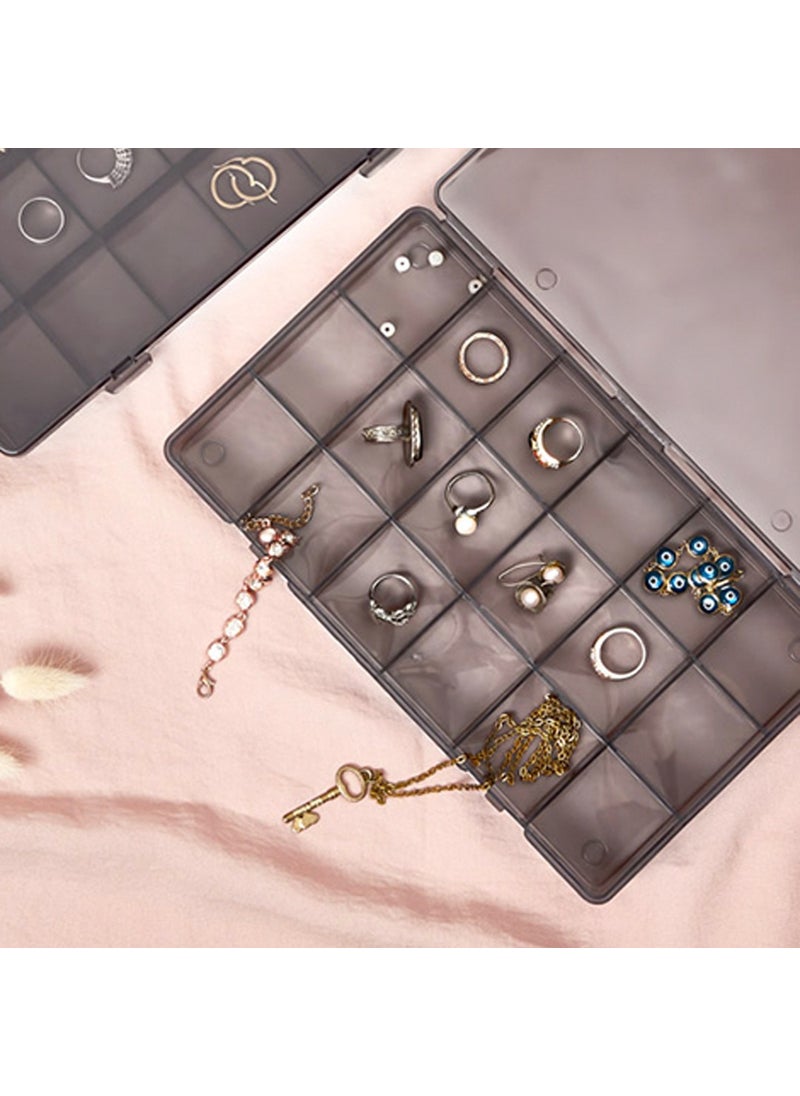 Lova 18 Compartment Jewelry Organizer - Black  - Image 1