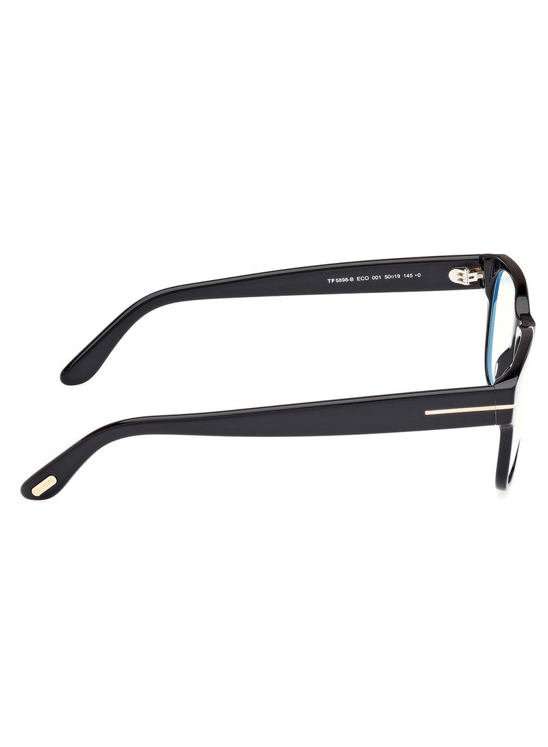 TOM FORD إطارات نظارات للرجال بشكل مربع من الراتنج - FT5898-B00150 - حجم العدسة: 50 مم - Image 4