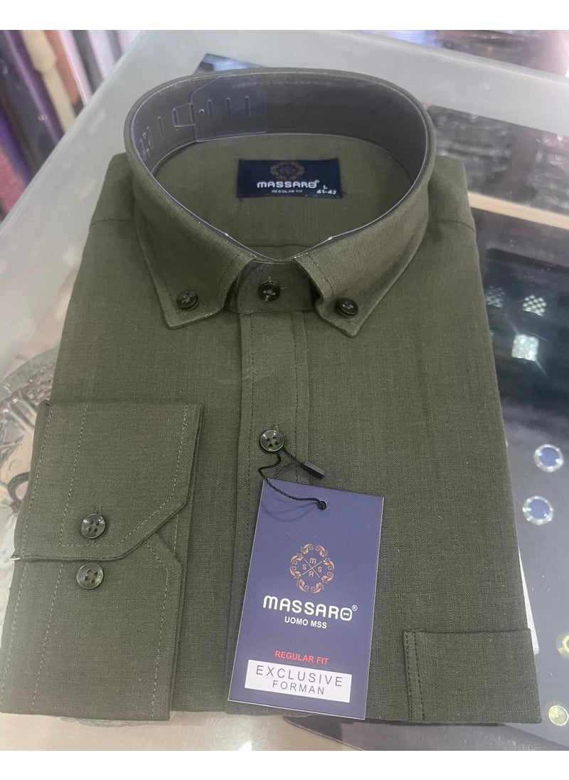Massaro Linen Cotton Shirt  - Image 5