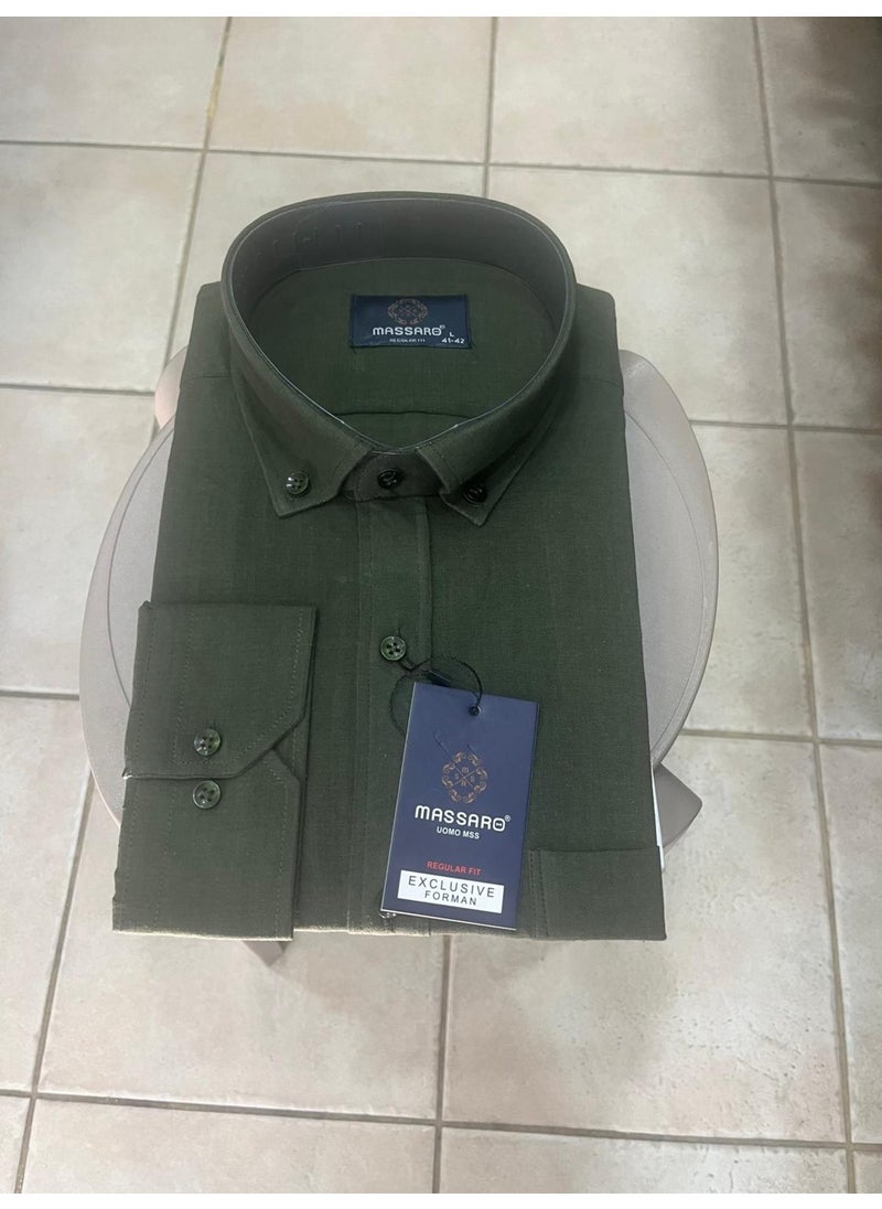 Massaro Linen Cotton Shirt  - Image 1