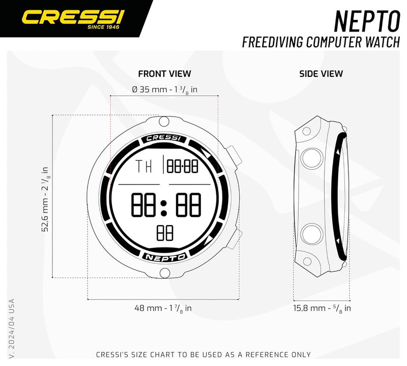 Cressi Nepto Dive Computer Blue - Image 3