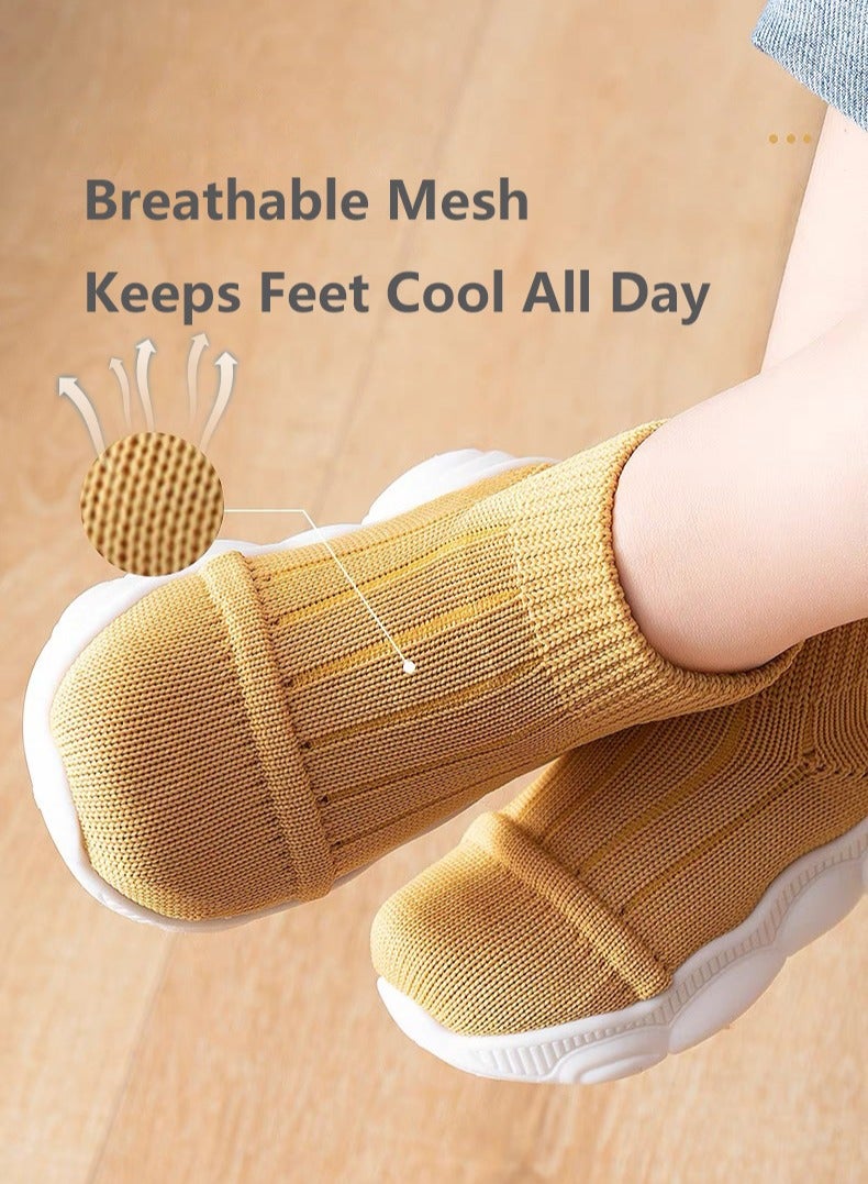 Trainers for Infant Toddler Boys Girls Shoes Breathable Mesh Soft Sole Lightweight Safer Non-Slip Toddler Sneakers Baby First Walking Shoes 6 - 36 Months  - Image 5