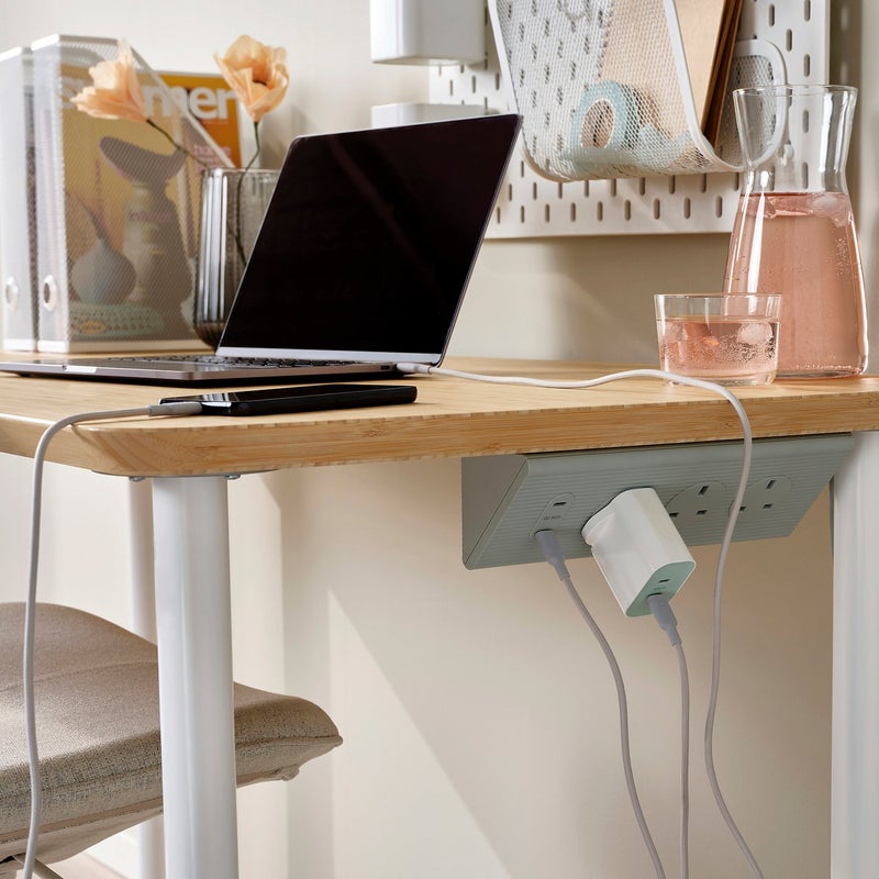 Baitique 4-Socket Extension Cord with USB-C, 1.8 m, Green - Image 4