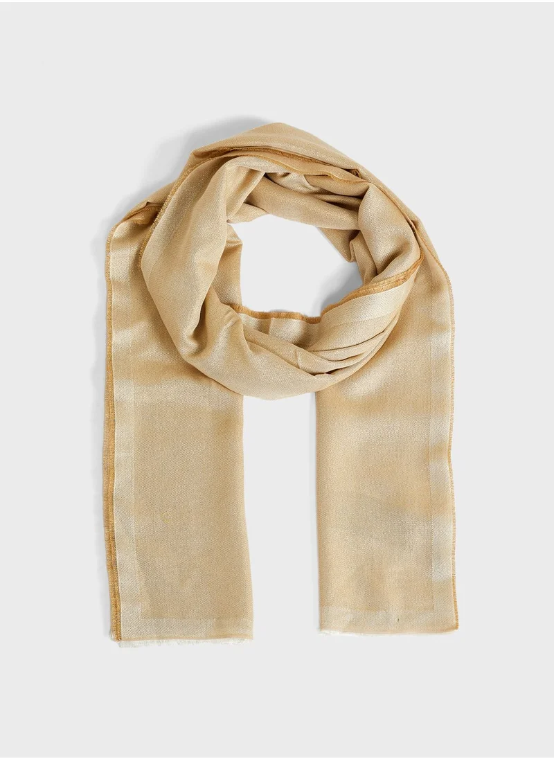 Lauren Ralph Lauren Fringe Hem Scarf