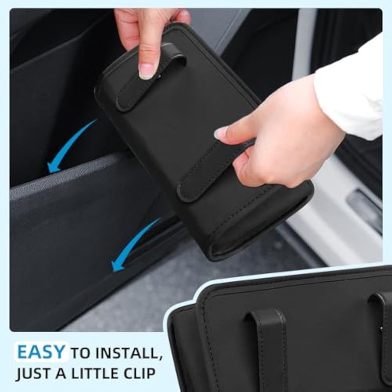 Aputue Wide use compliant quality Car Trash Can, Waterproof Hanging Auto Garbage Bin with Leakproof Liner, Foldable Car Organizer for SUV Truck Interior, Includes Trash Bags, Universal Fit for All Vehicles Multi-budget available picks - Image 4