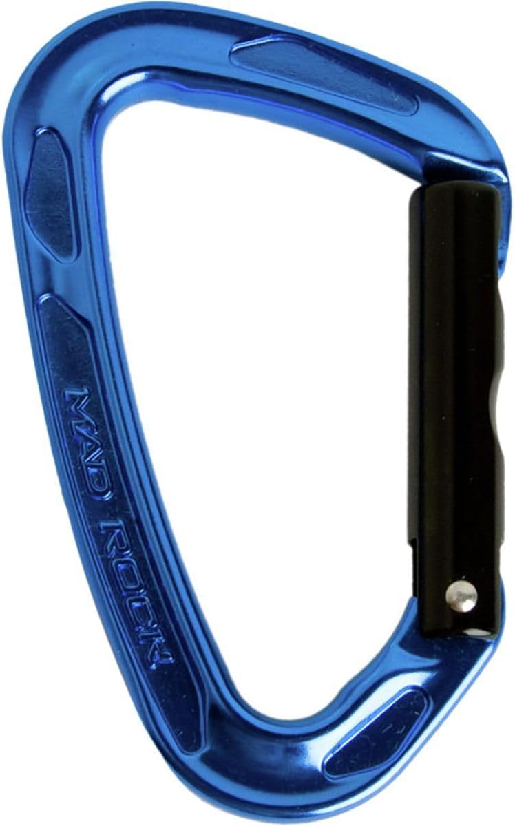 Mad Rock Super Tech Straight Carabiner (Blue) - Image 1