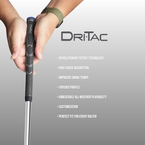 Winn Grips Dri-Tac 13 Piece Oversize (+1/8") Navy Blue Golf Grip Bundle - Image 5