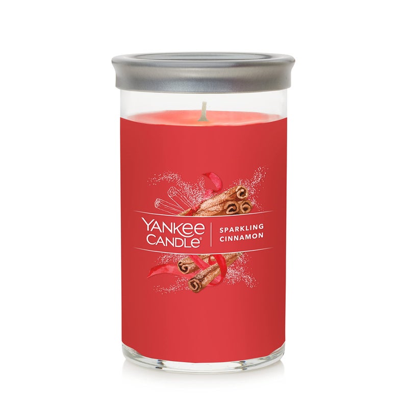 Yankee Candle Sparkling Cinnamon Signature Medium Pillar Candle 1425oz