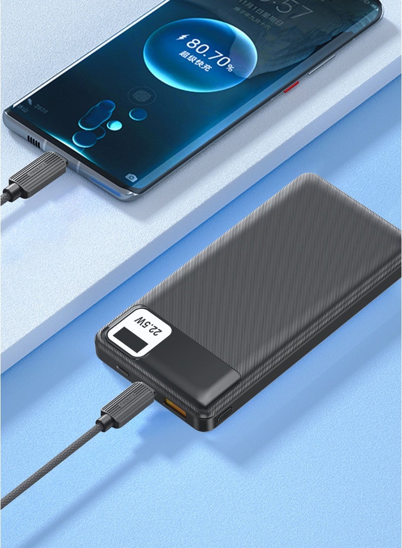 Earldom USB-C to USB-C Fast Charging Cable 60W 1M Black - Image 3