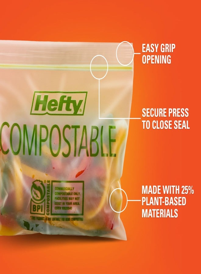 Hefty® Compostable Press-To-Close Sandwich 50 Count - Image 3
