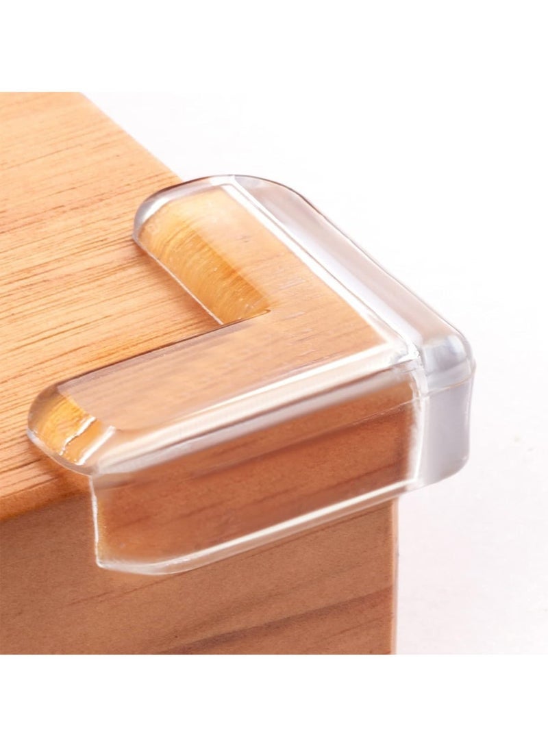 Children Safety Table Corner Guard 4 Piece Clear - Image 1