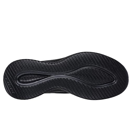 SKECHERS حذاء سكيشرز للرجال ألترا فليكس 3.0 رايت أواي سليب-إن، أسود/أسود، 11.5 عريض - Image 5