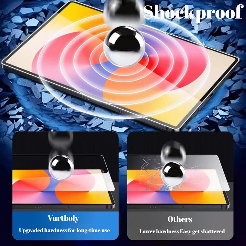 Vurtboly 2Pack Screen Protector Compatible with Huawei MatePad SE 11" 2024, Anti Scratch 9H Hardness Protective Film Premium HD Clarity Tempered Glass Friendly Designed for Huawei MatePad SE 11" 2024 - Image 4