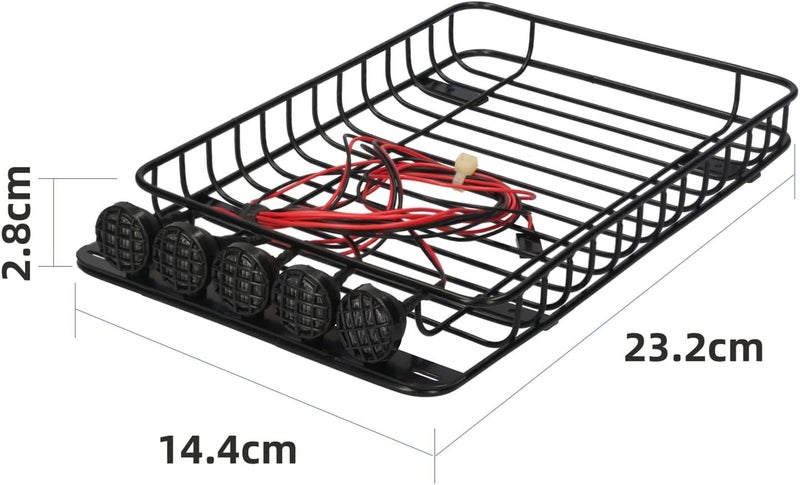Yurefax Roof Rack Luggage Carrier for RC Cars - Image 2