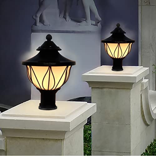 Lyse Decor Gate Light for Home Gate, Waterproof Outdoor Gate Lamps for Pole, Boundary Lights, Compound Gate Light, Wall Lamps, and Pillar Lights (Pack of 2) - Image 1