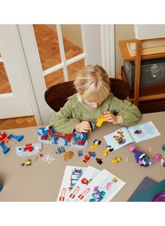 LEGO 10794 مجموعة ألعاب أبطال خارقين 4+ مقر شبكة سبايدي، مجموعة سيارات معركة للأطفال، للأولاد والبنات من سن 4 سنوات فأكثر ومعجبي سبايدي وأصدقائه الرائعين ومارفيل (193 قطعة)  - Image 5