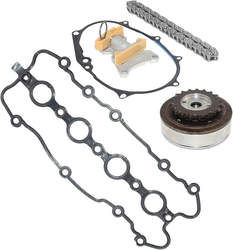 Koomaha Timing Chain Tensioner Gear Kit w/Valve Gasket Replacement for 2006-2009 VW Jetta Golf GTI EOS Passat Audi A4 TT 2.0L Turbo 06F109088C, 06F109088G, 06F109088J, 06F109217A - Image 1