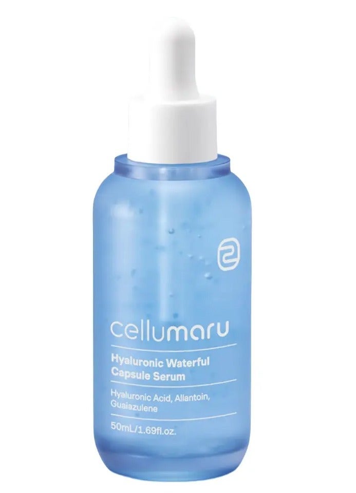 Hyaluronic Waterful Capsule Serum 50ml | Korean Face Serum with Multi-Layer Hyaluronic Acid | Hydrating Daily Skincare Serum