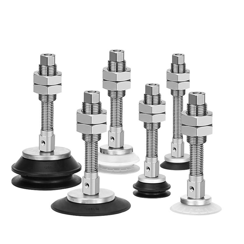 1Pcs ZP3E-Y63/80/100/125BMNJB10/30/50 Threaded Industrial Robot Heavy Duty Black NBR Vacuum Suction Sucker Set(ZP3E-Y63BMNJB50) - Image 1