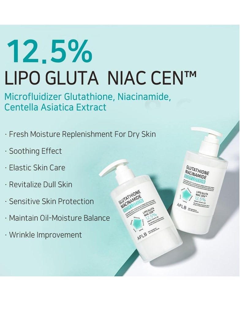 APLB Glutathione Niacinamide Body Lotion | LIPO GLUTA NIAC CEN™ 12.5% 10.14 FL.OZ - Image 2