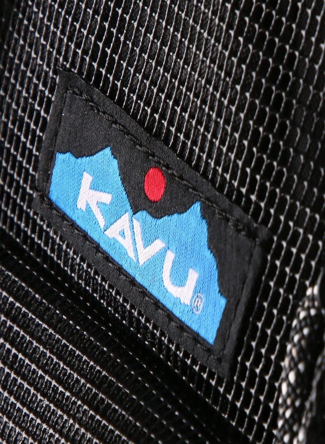 كافو حقيبة ظهر شاطئية من KAVU مصنوعة من حبل شبكي، تُحمل على الكتف - أسود - Image 4