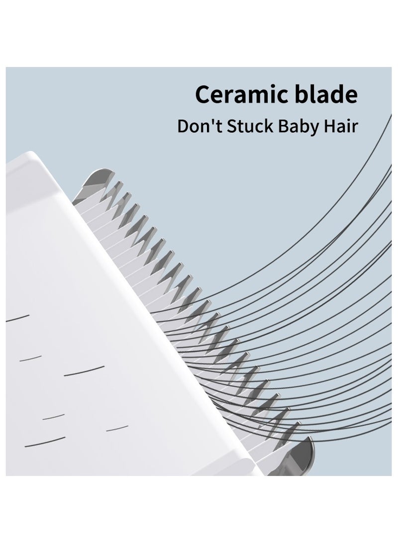 CLIPCLEAN Baby Hair Clippers with Vacuum, Professional Quiet Hair Trimmer for Kids and Toddler, Waterproof & Rechargeable Cordless Hair Cutting Machine for Children, with LCD Display - Image 4