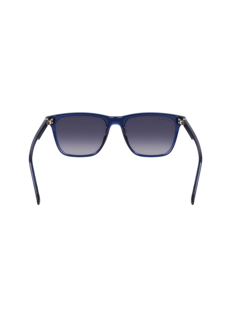 LACOSTE - FULL RIM BIO INJ-G820 INJECTED LACOSTE SUNS L6041S 5418 (410) TRANSPARENT BLUE - Image 1