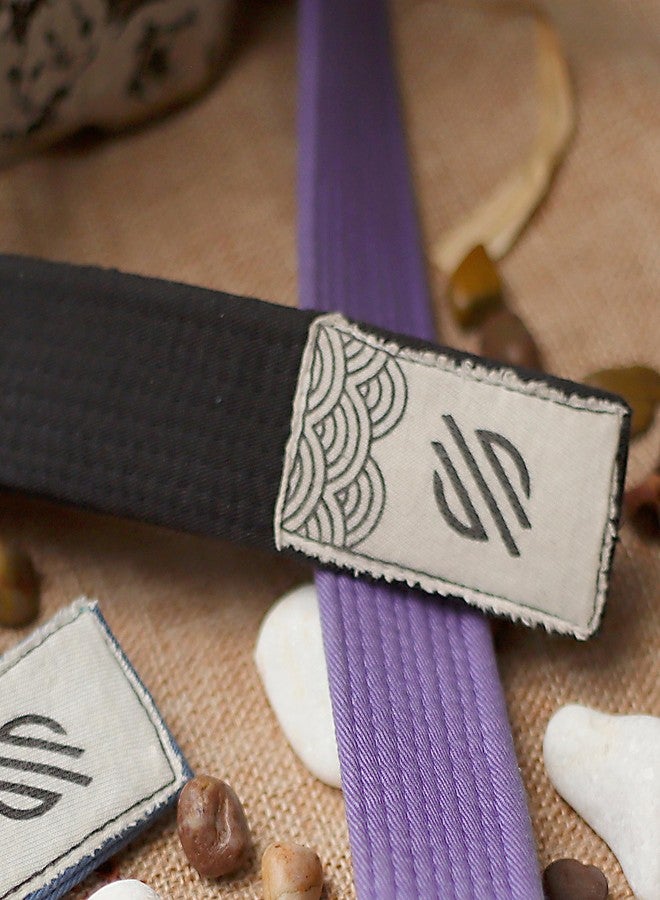 سنابول حزام سانابول الكلاسيكي لرياضة الجيو جيتسو البرازيلية للرجال والنساء، أسود كلاسيكي، مقاس A4 - Image 5