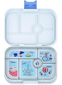 Yumbox Yumbox Original Leakproof Bento Lunch Box Container for Kids (Hazy Gray (Paris Tray))  - Image 1