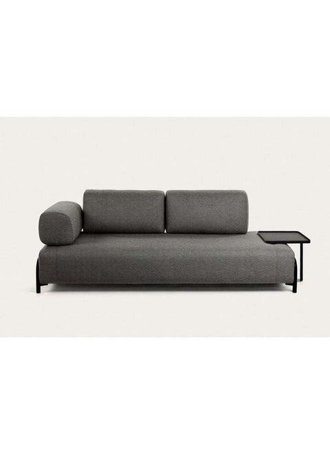 Alhome ashen linen 3 Seater Sofa - 110112195 220x85 cm
