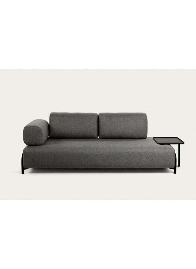 Alhome ashen linen 3 Seater Sofa - 110112195 220x85 cm
