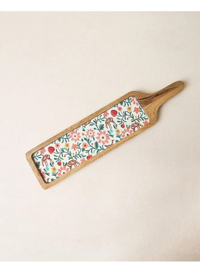 Chumbak Hangul Wooden Snack Platter | Kashmir Trails