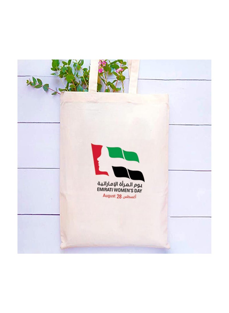 Emirati Womens Day Eco-Friendly Cotton Bag – Celebrate Emirati Women with this Stylish and Durable Reusable Bag – Perfect for Daily Use, Shopping, and Gifting - Image 2