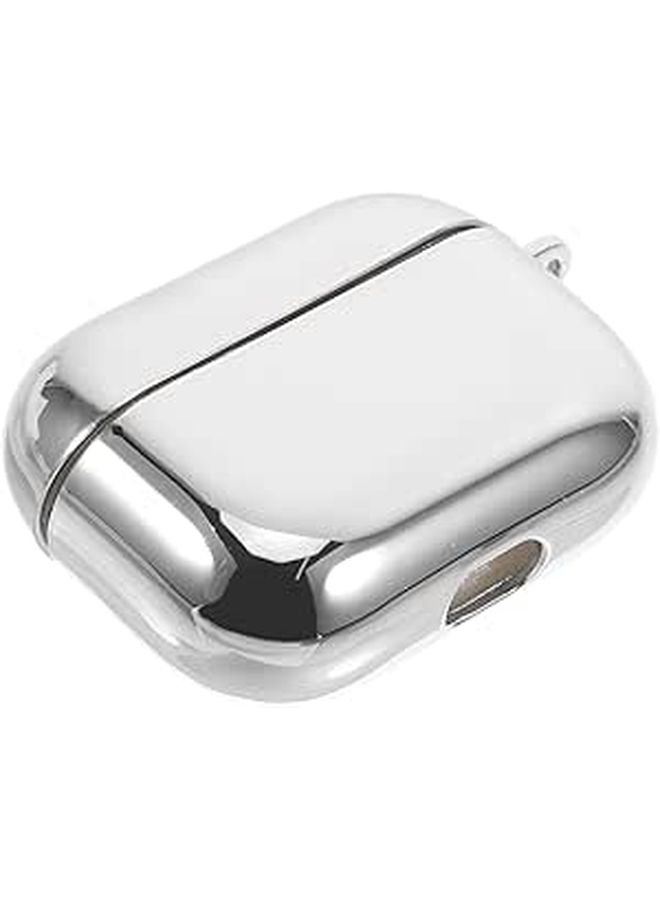 غطاء واقي فضي للحافظة لسماعات الأذن من الجيل الثالث، غلاف محمول لسماعات الرأس - Image 1