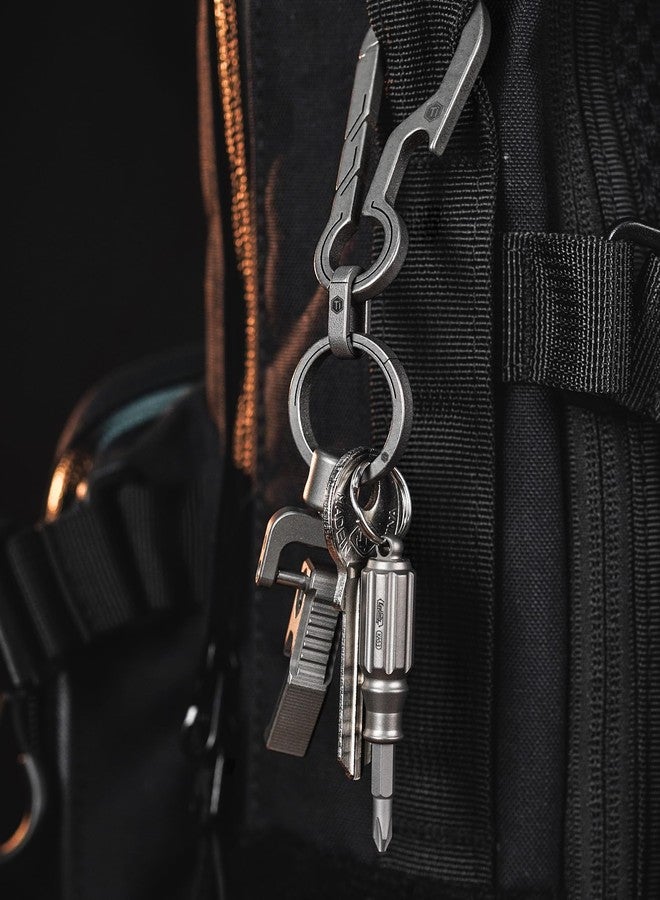 KeyUnity مفك براغي صغير من التيتانيوم من KeyUnity KA53، مفك براغي مغناطيسي قصير من نوع فيليبس، مفك براغي EDC مناسب للإصلاحات اليومية - Image 4