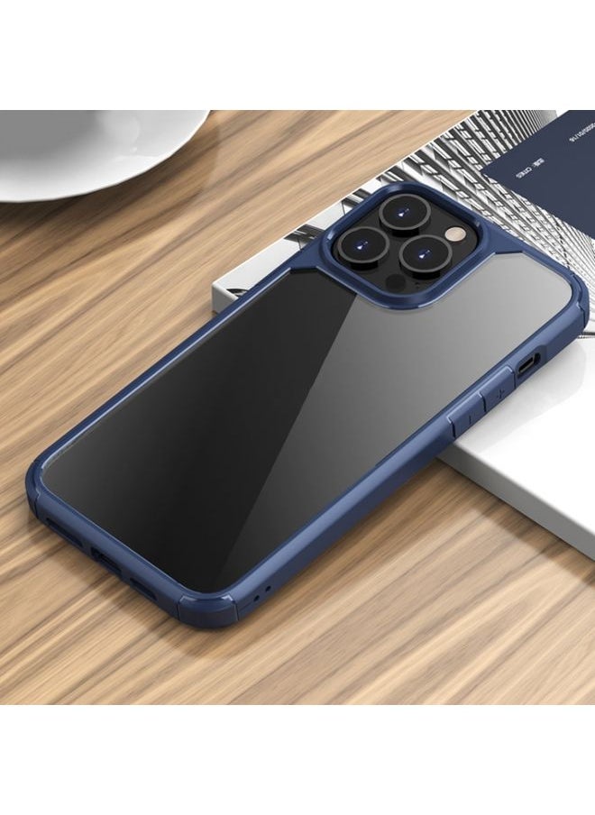 BGM - Case Cover For iPhone 13 Pro Max iPAKY Royal Armor Shockproof TPU + Clear PC Protective Case Blue - Image 1