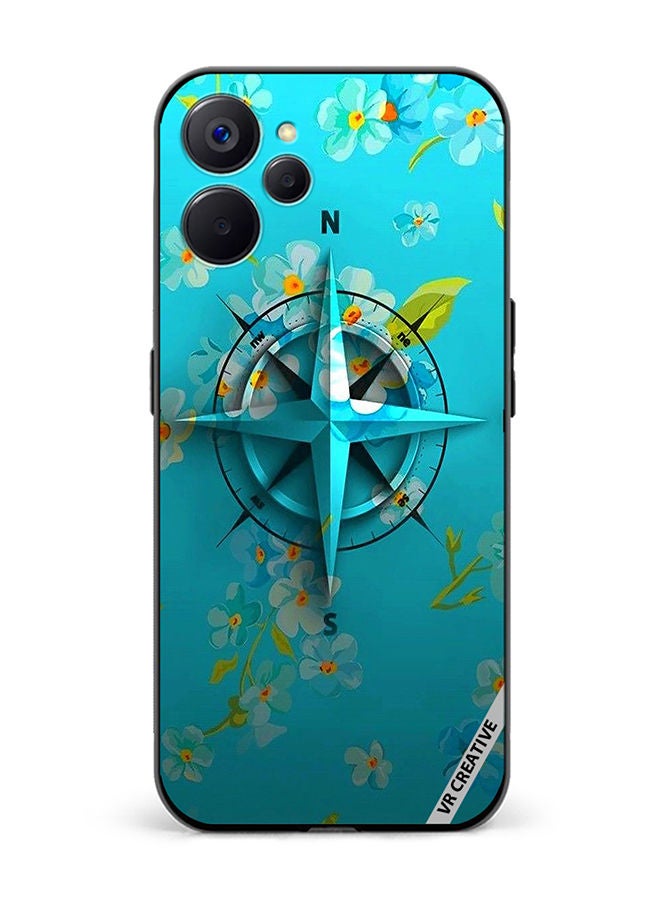 VR CREATIVE Protective Case Cover For Realme 10 5G Compass Design Multicolour - Image 1