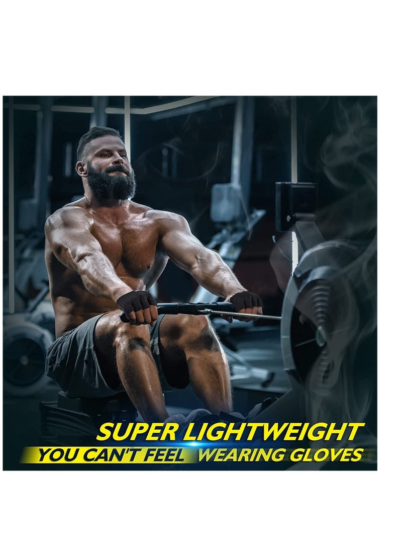 Captaintech New Weight Lifting Gym Workout Gloves Men & Women, Partial Glove Just for The Calluses Spots, Great for Weightlifting, Exercise, Training, Fitness - Image 4