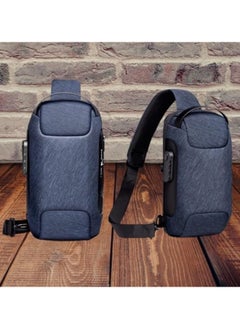 Generic Anti theft Crossbody Sling bag, Shoulder Backpack, Lightweight Chest Daypack with USB Charging  - Image 2