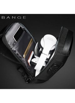 Generic Anti theft Crossbody Sling bag, Shoulder Backpack, Lightweight Chest Daypack with USB Charging  - Image 3