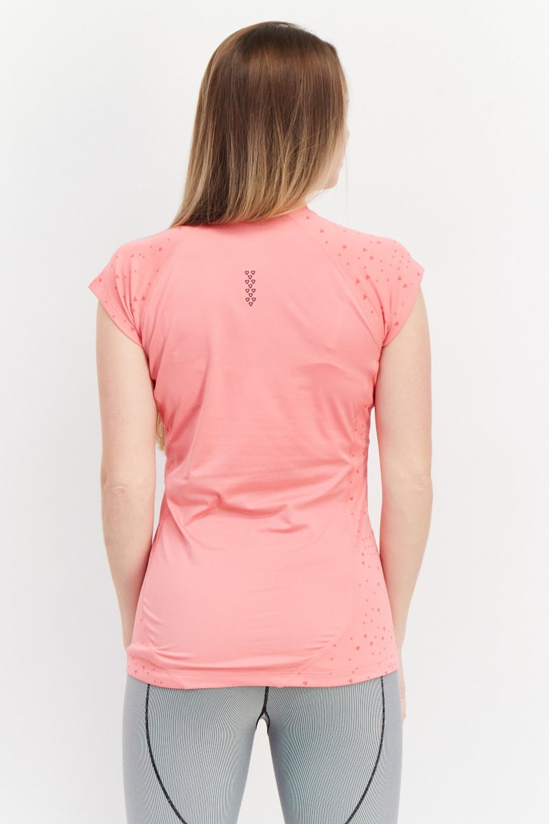 asics Women Sportwear Fit Cap Sleeve Running Tops, Dark Pink - Image 3