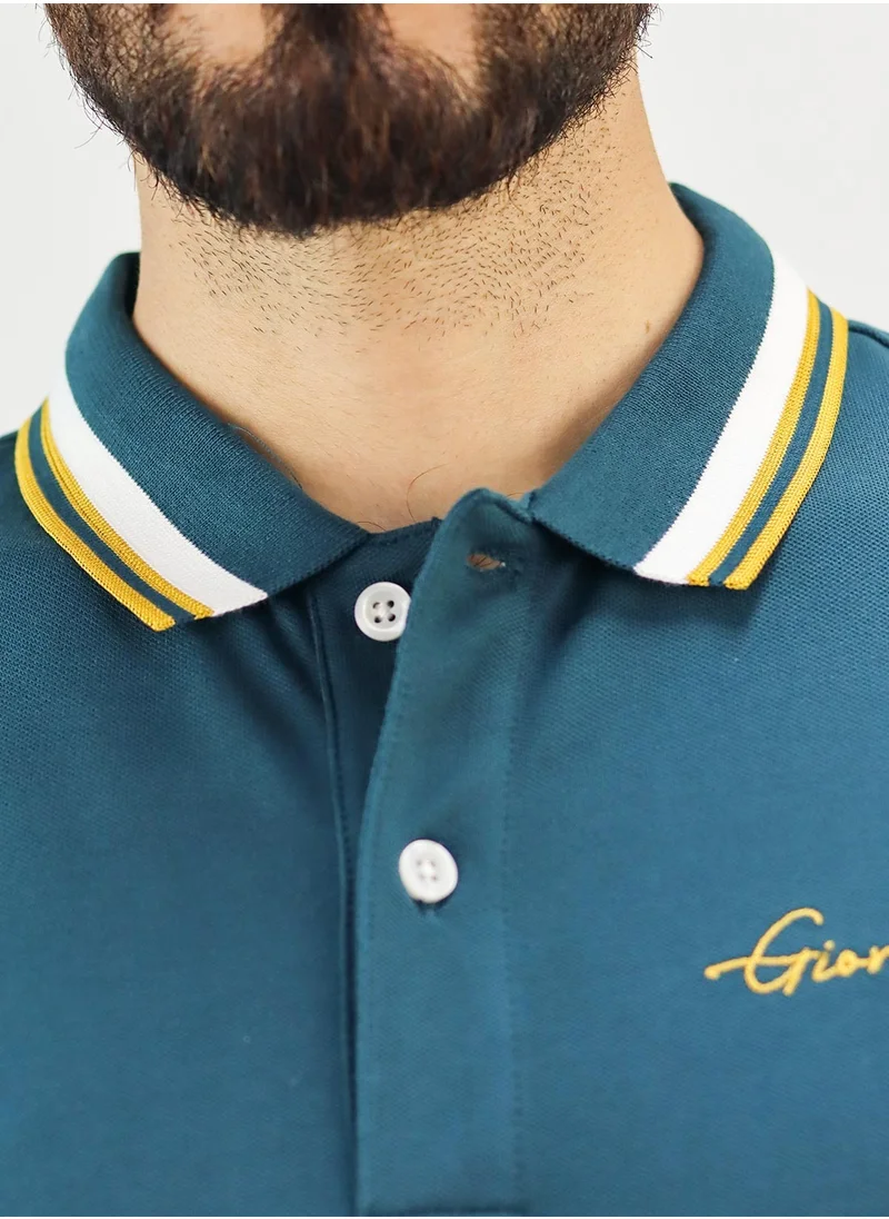جيوردانو Men's  Polo Green
