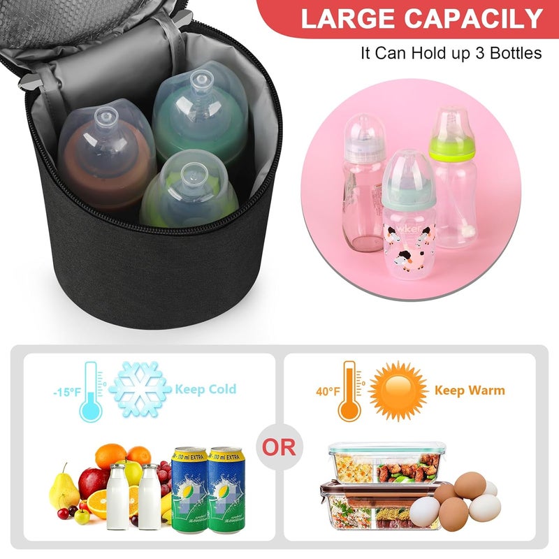 Accmor Breastmilk Cooler Bag Insulated Baby Bottle Cooler Tote Bags for Nursing Mom Daycare - Image 4