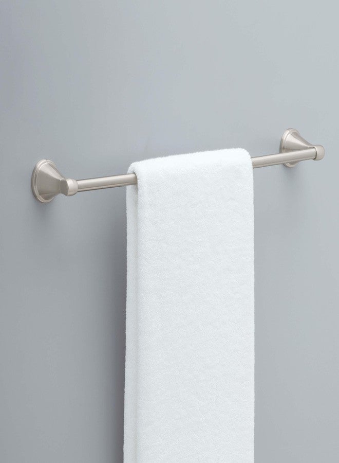 Delta Faucet Becker (1-Pack) 24" Bathroom Towel Rack/Bar, SpotShield Brushed Nickel, Wall Mounted BCK24-DN - Image 2
