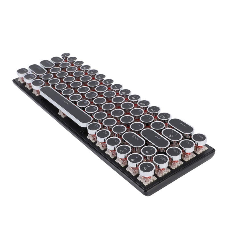 Wired Gaming Keyboard 68 Keys Compact 60% Layout - RGB Backlighting Mechanical-like Key Feel Ergonomic Adjustable Feet for Home Office Gaming Enthusiasts Windows OS X Devices - Image 5