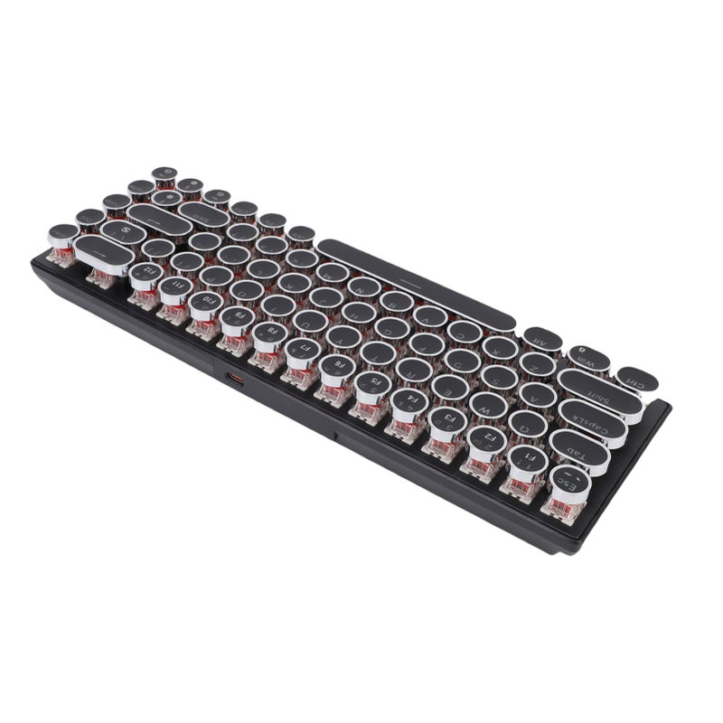 Wired Gaming Keyboard 68 Keys Compact 60% Layout - RGB Backlighting Mechanical-like Key Feel Ergonomic Adjustable Feet for Home Office Gaming Enthusiasts Windows OS X Devices - Image 2