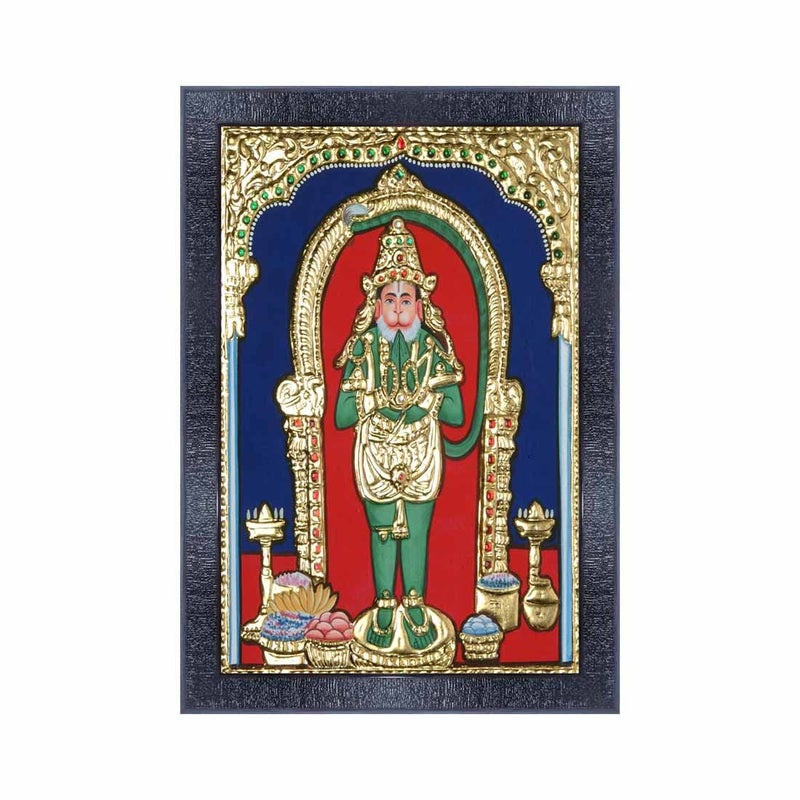 pnf Poster And Frames Classical Tanjore Wooden Photo Frame With Acrylic Sheet | For Living Room, Bedroom | Home Decoration Item | Best Gifting Option (10 * 14inch,Multicolour,Synthetic) 21069 - Image 5