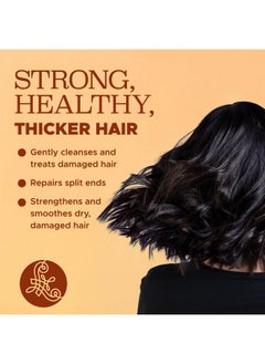L LUSETA Luseta Shampoo And Conditioner Set For Hair Growth With Turmeric & Collagen Hair Thickening Volumizing Shampoo For Thin Or Oil Hair Sulfate And Parabens Free 2X16.9Oz  - Image 2