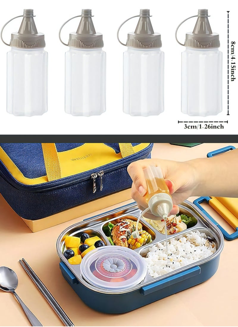 ATRI - Set of 4 Mini Squeeze Sauce Jars - 30ml - Image 1