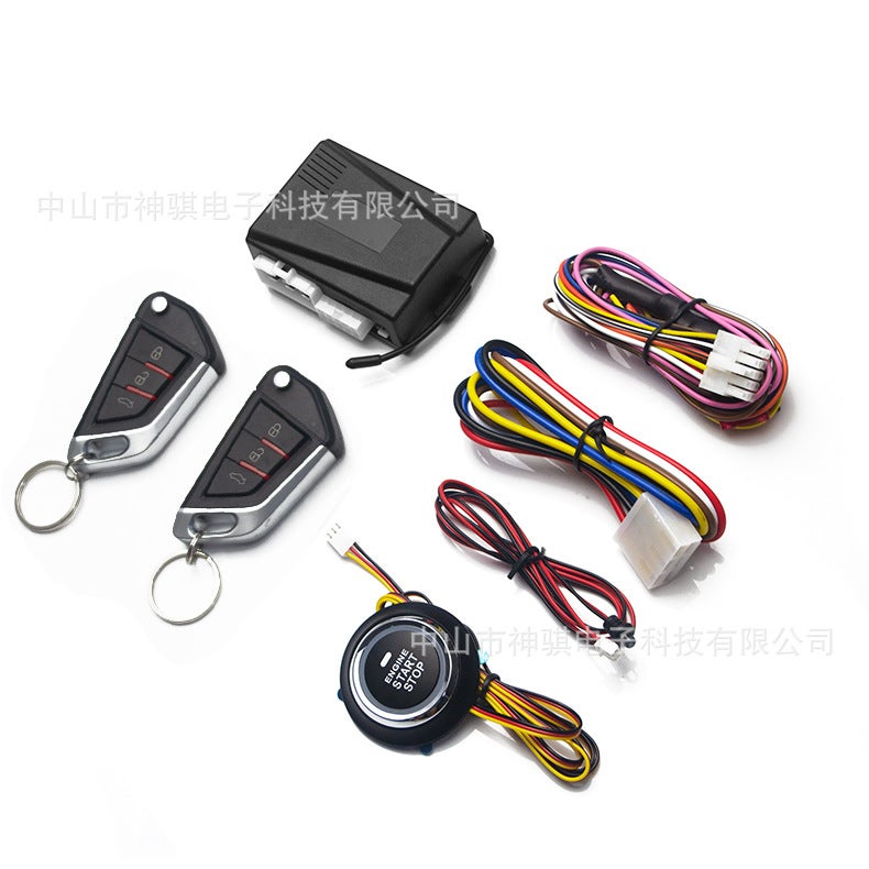 Car 12V Modification One-Button Start Remote Control Car Mobile Phone Bluetooth App Remote Start One-Way Anti-Theft Alarm - Image 3